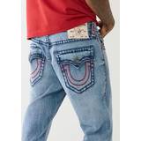 True Religion Clothing True Religion Men's Ricky Super T Flap Straight Jean Big Sandy Wash