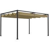 Pavilions on sale OutSunny 3x2m Metal Pergola Gazebo Shelter Retractable Canopy