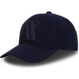 Men Caps Armani Exchange AX mens 3d Rubber Ax Tonal Logo Hat Baseball Cap, Navy, One