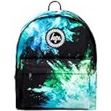 Hype Kids' Chalk Dust Backpack, Green/Blue/Black
