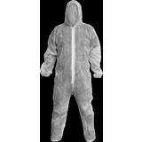 L Overalls Sealey Disposable Coverall White