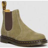 Men Chelsea Boots Dr. Martens Men's 2976 Tumbled Nubuck Leather Chelsea Boots in Green