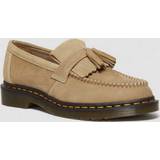 Dr. Martens 6 Loafers Dr. Martens Men's Adrian Tumbled Nubuck Leather Tassel Loafers in Tan/Brown