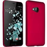 Metal Cases Cadorabo METAL RED Hard Case for HTC U PLAY case cover Red