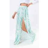 Skirts Hype mint zebra women's midi skirt