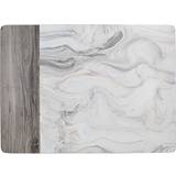 Place Mats Creative Tops Marble Of 6 Place Mat Grey