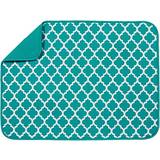 Turquoise Dish Drainers S&T INC. Absorbent, Reversible XL Dish Drainer