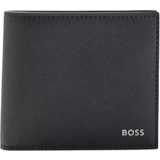 Note Compartments Wallets Hugo Boss Zair Logo Wallet - Black