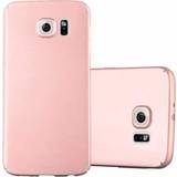Metal Cases Cadorabo METAL ROSE GOLD Hard Case for Samsung Galaxy S6 case cover Pink