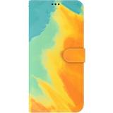 Watercolor Colorful Gradient Phone Case For iPhone 11 Flip Wallet PU Leather Card Slot Cover