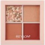 Revlon Eyeshadows Revlon Dazzle Eyeshadow Quad 002 Sunset Brick Color Image: Smoky Terracotta Japan Development Eyeshadow 3.0g