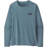Patagonia Women T-shirts & Tank Tops Patagonia W's L/S Cap Cool Daily Graphic Shirt Damen Grau
