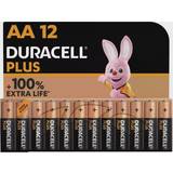 Batteries - Black Batteries & Chargers Duracell AA Plus 12-pack