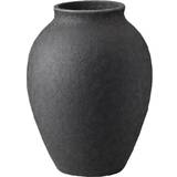 Knabstrup Vases Knabstrup Ceramic Black Vase 12.5cm