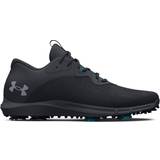 Men - Waterproof Golf Shoes Under Armour Charged Draw 2 Wide M - Black/Steel