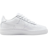 Faux Leather Children's Shoes Nike Air Force 1 LE GS - White