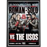 Wwe MITB Bloodline Civil War Multicolour Poster