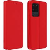 Samsung Galaxy S20 Ultra Wallet Cases Avizar Samsung Galaxy S20 Ultra Case Cover Folio Wallet Function Support Red