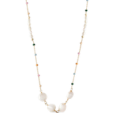 ENAMEL Copenhagen Lola Perla Necklace - Gold/Pearl/Multicolour