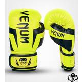 Yellow Martial Arts Venum Elite Boxing Gloves Kids Exclusive Fluo yellow