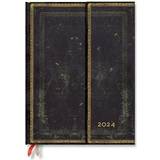 Paperblanks Old Collection Ultra Vertical 12-month Dayplanner 2024 Wrap