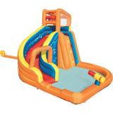 Fabric Inflatable Toys Bestway Water Slide Turbo Splash Water Zone Mega Water Park 53301