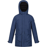 Denim jackets - Velcro Regatta Kid's Farbank Waterproof Jacket - Blue