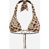 Bikini Tops Dolce & Gabbana Padded triangle bikini top leo_new