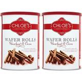 Chloe's Hazelnut & Cocoa Wafer Rolls 400g 2pack