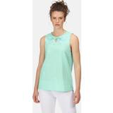 Unisex - Viscose T-shirts Regatta Women's Comfortable Janessa V-Neck Top Ocean Wave, Blue
