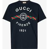 Gucci T-shirts & Tank Tops Gucci Mens Ink Mc Brand-print Relaxed-fit Cotton-jersey T-shirt
