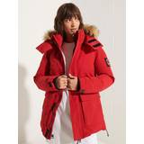 Superdry Women Coats Superdry Womens Code Everest Parka Red