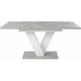 Itz Coming Home Extendable White/Concrete Grey Dining Table 80x160cm