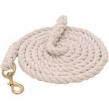 White Horse Leads Gatsby Cotton 10ft Lead/Bolt Snap White Universal