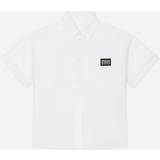 Buttons Shirts Dolce & Gabbana Poplin shirt with logo tag