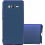 Metal Cases Cadorabo METALL BLAU, Samsung Galaxy J7 2015 Case for Samsung Galaxy J7 2015 Cover Matt Protection Hard Case Shockproof hard case Blue