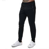 Lacoste Polyester Trousers Lacoste Mens Poly Fleece Pants in Black
