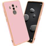 Gold Mobile Phone Cases Cadorabo Glossy Pink Gold Case for Huawei MATE 10 PRO Protective Cover made of flexible TPU Etui silicone and with protection