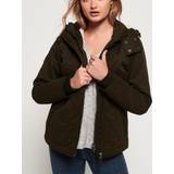 Superdry Women Jackets Superdry Womens Snorkle Microfibre Wind Jacket Army