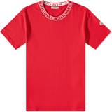 Moncler T-shirts & Tank Tops Moncler Red Garment-Washed T-Shirt 477 RED