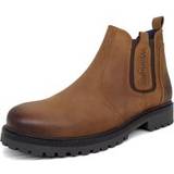 Wrangler Yuma Chelsea Leather Chestnut Brown Mens Boots