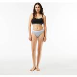 Lacoste Knickers Lacoste 3-Pack Thongs Black White Grey Chine