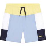 Sleeveless Swim Shorts BOSS Blue Colour Block Swim Shorts Years