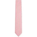 Silk Ties BOSS Silk-blend tie with jacquard pattern light pink