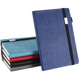 A5 PU Elastic Band Business Notepad 200 Pages Thicken Pen