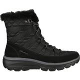 Fabric Lace Boots Skechers Relaxed Fit Easy Going Moro Street - Black