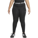 Nike Girl's Pro Dri-FIT Leggings - Black/White
