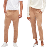 7 For All Mankind Luxe Performance Sateen Sandcastle Jogger Unisex - Beige