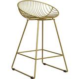 Gold Seating Stools CosmoLiving by Cosmopolitan CL Ellis Wire Bar Seating Stool