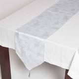 Gold Tablecloths Homescapes Silver Stag Christmas Runner Tablecloth Gold